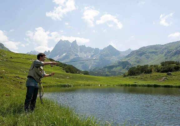 Angeln mit traumhafter Kulisse