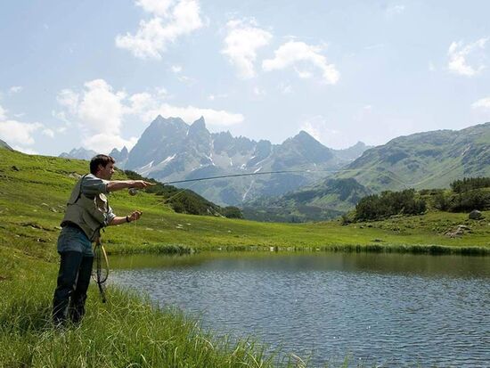 Angeln mit traumhafter Kulisse