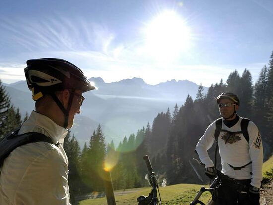 Mountainbike Urlaub in den Vorarlberger Alpen