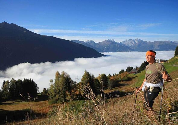 Wandern und entspannen